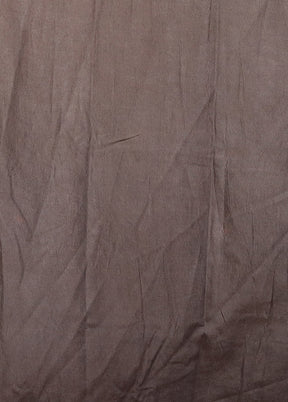 Black Chanderi Cotton Saree With Blouse Piece