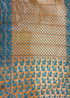 Cream Jamdani Cotton Saree Without Blouse Piece