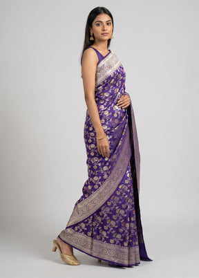 Green Handloom Katan Pure Silk Saree With Blouse Piece