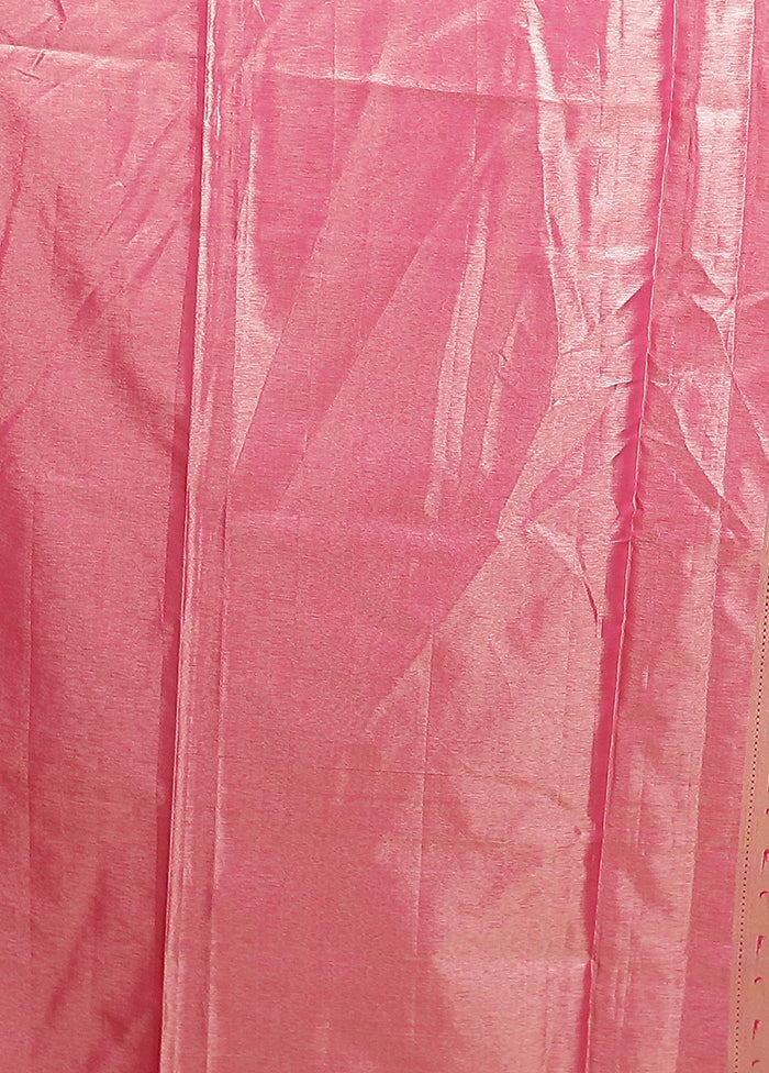Cream Kanjivaram Silk Saree With Blouse Piece