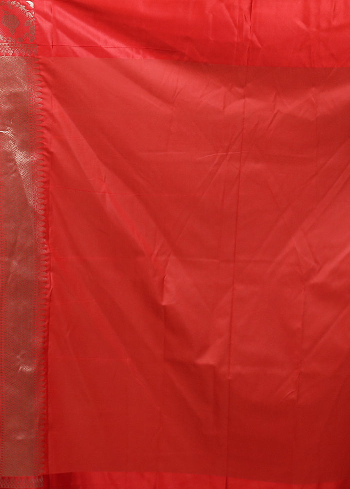 Cream Katan Silk Saree With Blouse Piece