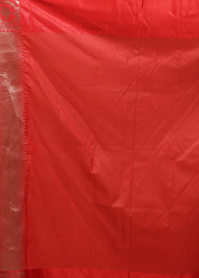 Cream Katan Silk Saree With Blouse Piece