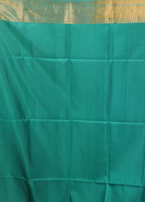 Pink Handloom Kanjivaram Pure Silk Saree With Blouse Piece