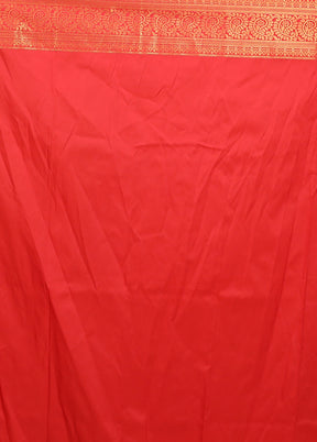 White Kanjivaram Silk Saree With Blouse Piece