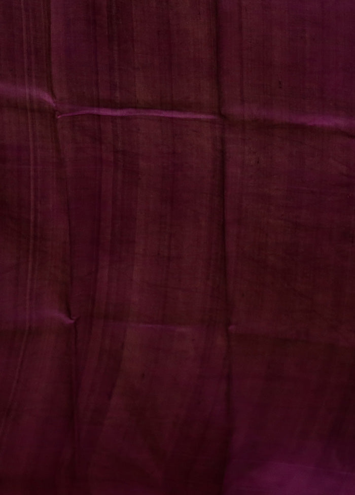 Pink Printed Silk Saree With Blouse Piece