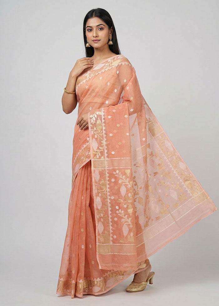 Multicolor Organza Saree With Blouse Piece
