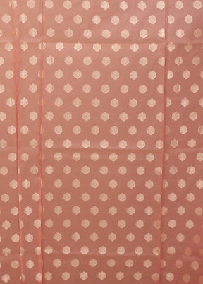 Pink Organza Saree With Blouse Piece