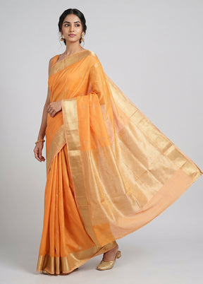 Pink Organza Saree With Blouse Piece