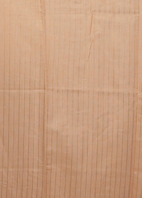 Peach Tissue Silk Saree With Blouse Piece