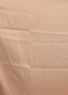 Cream Dupion Silk Saree With Blouse Piece