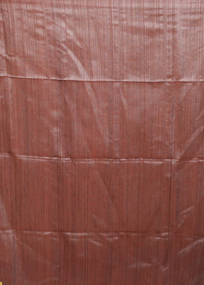 Pink Handloom Matka Pure Silk Saree With Blouse Piece