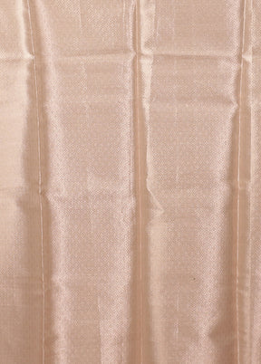 Cream Organza Saree With Blouse Piece