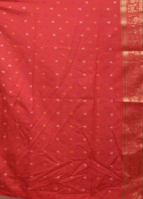 Green Dupion Silk Saree With Blouse Piece