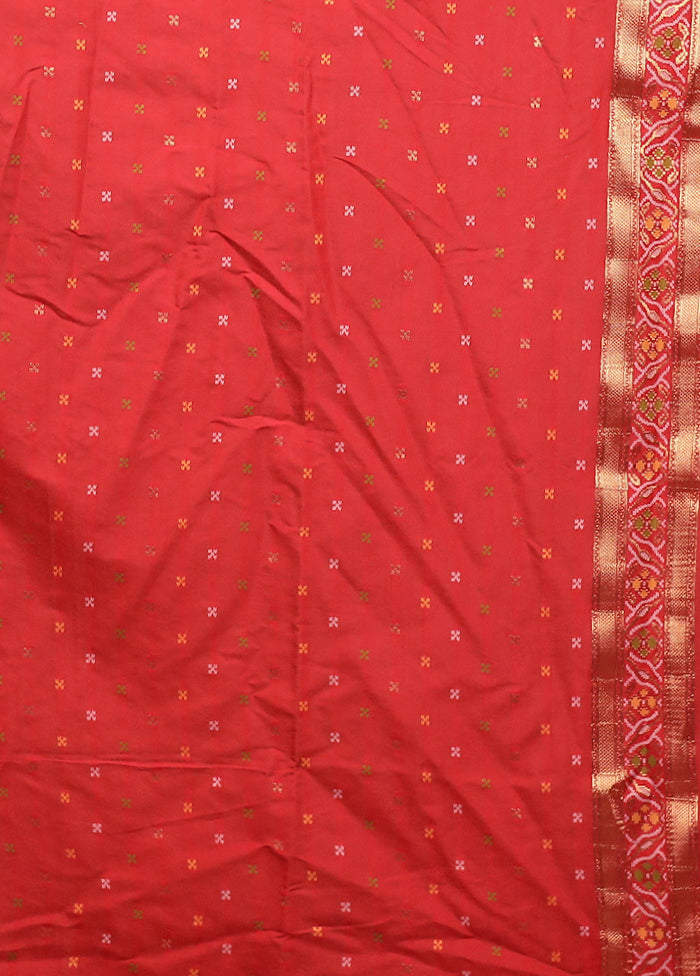 Green Dupion Silk Saree With Blouse Piece
