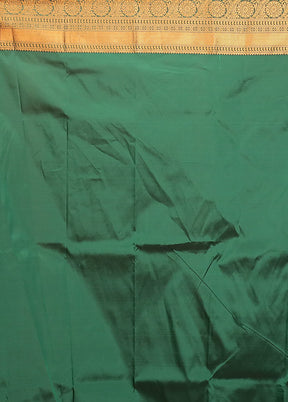 Multicolor Kanjivaram Silk Saree With Blouse Piece