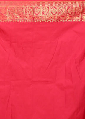 Multicolor Kanjivaram Silk Saree With Blouse Piece