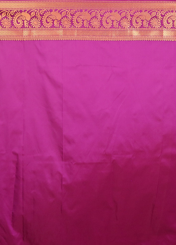Multicolor Kanjivaram Silk Saree With Blouse Piece