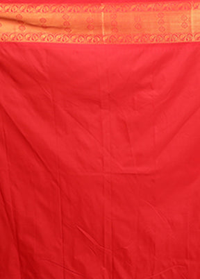 Multicolor Kanjivaram Silk Saree With Blouse Piece