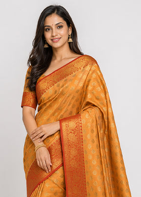 Pink Cotton Saree With Blouse Piece