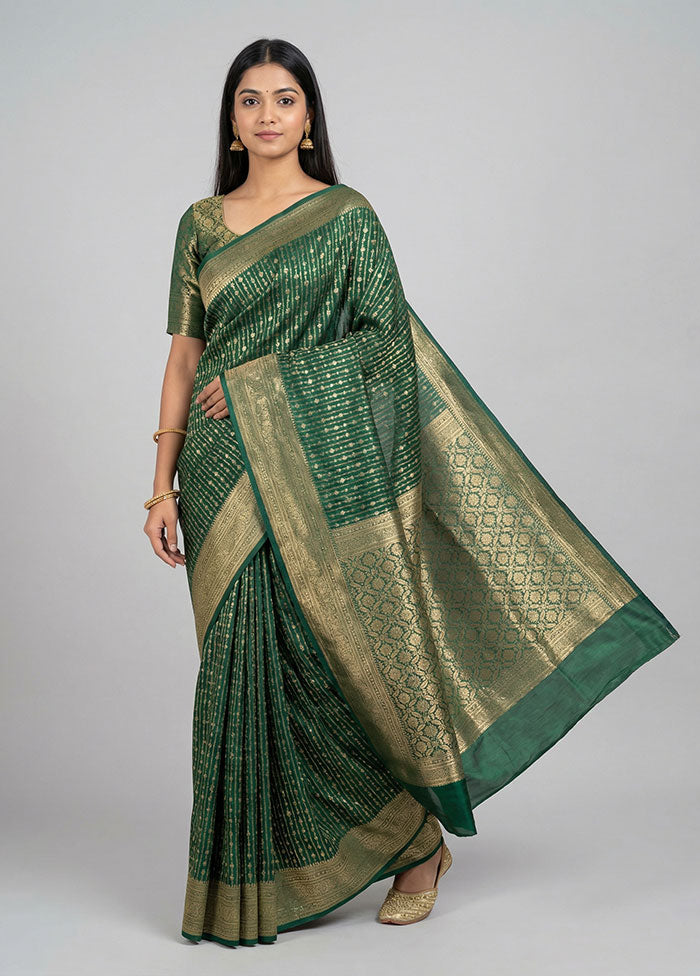 Multicolor Georgette Saree With Blouse Piece