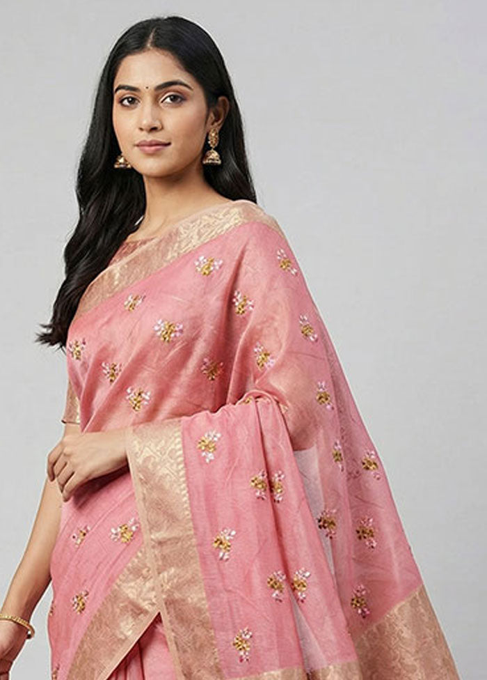 Multicolor Cotton Saree With Blouse Piece