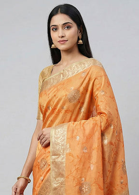 Multicolor Cotton Saree With Blouse Piece