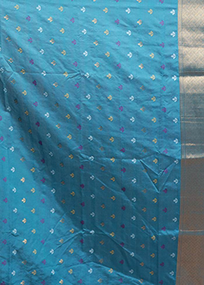 Purple Dupion Silk Saree With Blouse Piece