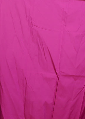 Pink Kanjivaram Silk Saree With Blouse Piece