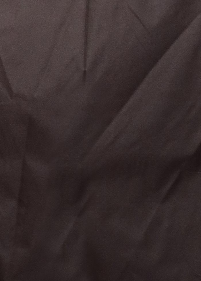 Black Kanjivaram Silk Saree With Blouse Piece