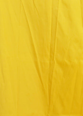 Yellow Kanjivaram Silk Saree With Blouse Piece