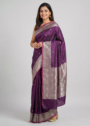 Green Katan Silk Saree With Blouse Piece