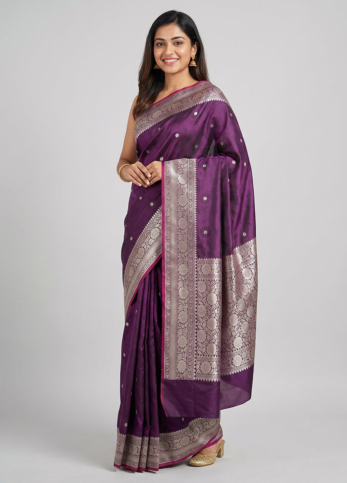 Green Katan Silk Saree With Blouse Piece