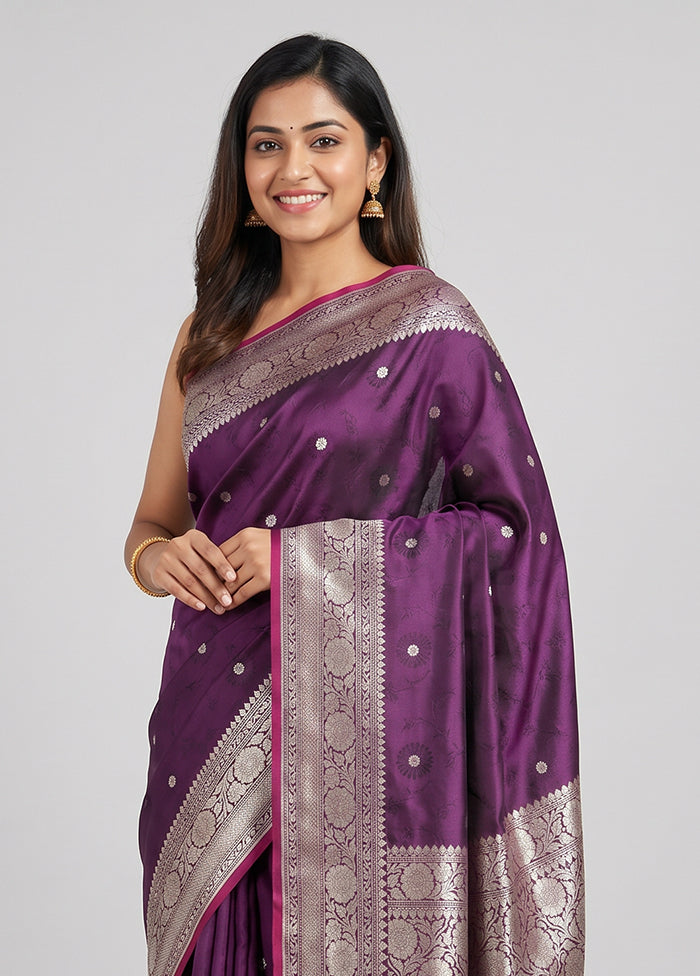 Green Katan Silk Saree With Blouse Piece