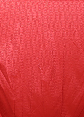 Red Katan Silk Saree With Blouse Piece