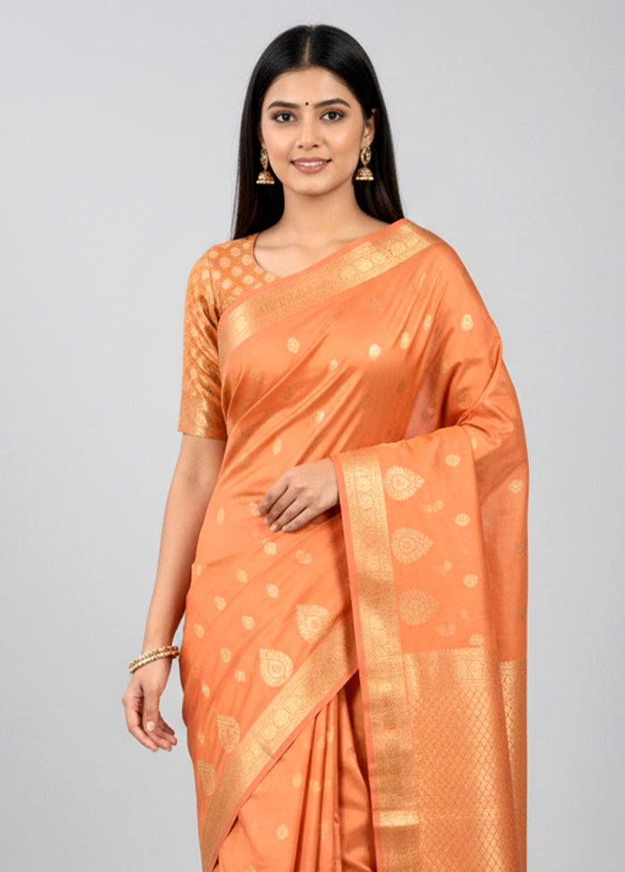 Blue Kanjivaram Silk Saree With Blouse Piece