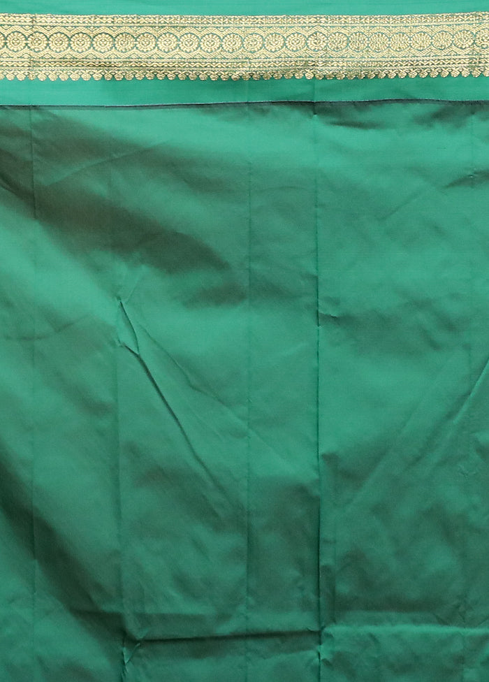 Purple Kanjivaram Silk Saree With Blouse Piece