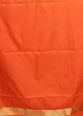 Cream Kanjivaram Silk Saree With Blouse Piece