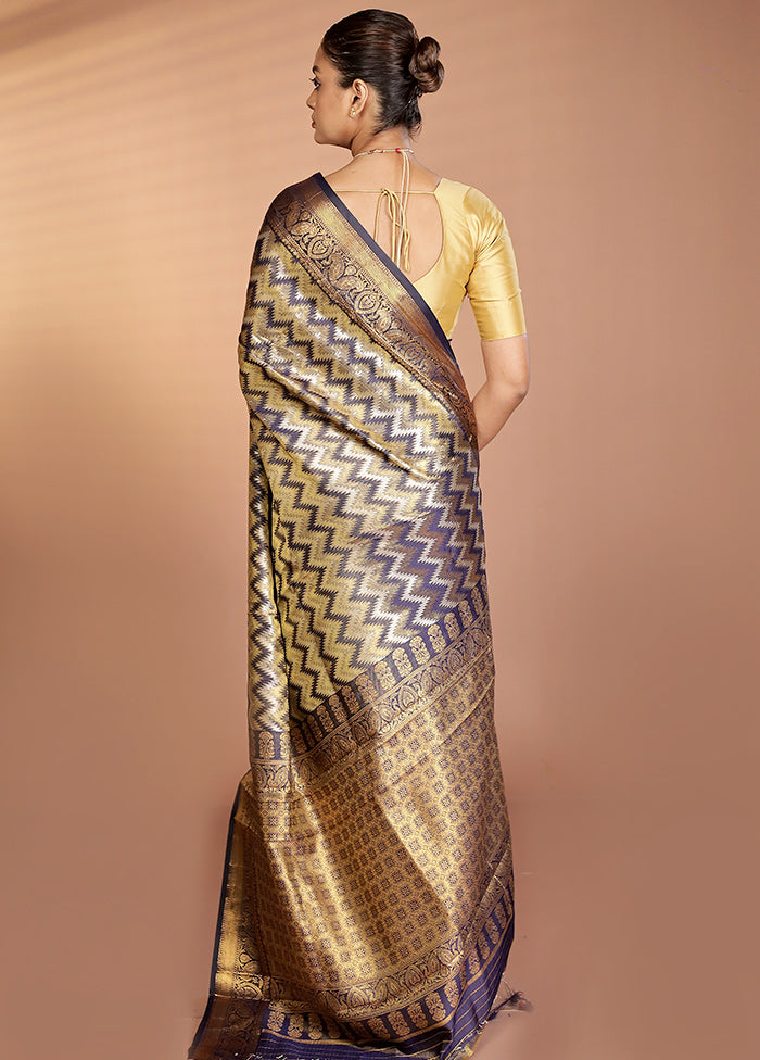 Multicolor Dupion Silk Saree With Blouse Piece