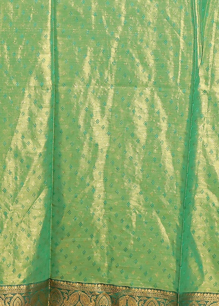 Multicolor Dupion Silk Saree With Blouse Piece