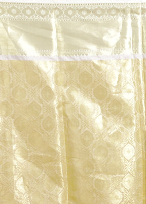 Green Tissue Silk Saree With Blouse Piece