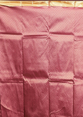 Purple Kanjivaram Silk Saree With Blouse Piece