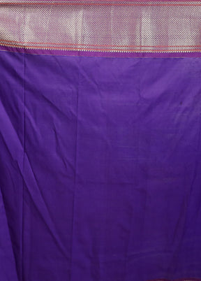 Orange Kanjivaram Silk Saree With Blouse Piece