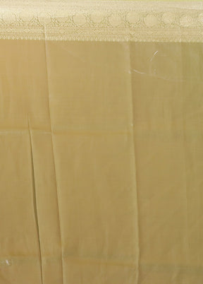 Green Tissue Silk Saree With Blouse Piece