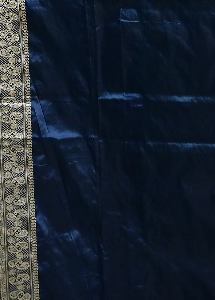 Grey Handloom Assam Pure Silk Saree With Blouse Piece