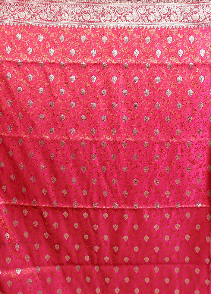 Blue Tanchoi Silk Saree With Blouse Piece