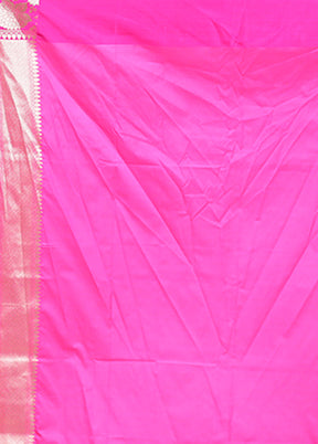 Blue Katan Silk Saree With Blouse Piece