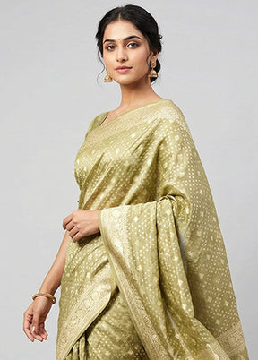 Multicolor Tissue Silk Saree With Blouse Piece