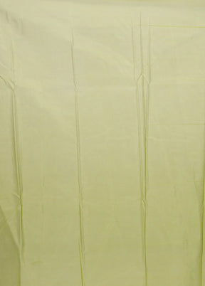 Green Organza Saree With Blouse Piece