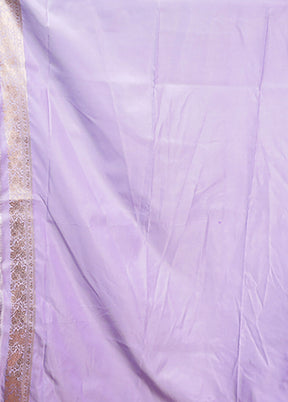 Grey Katan Silk Saree With Blouse Piece