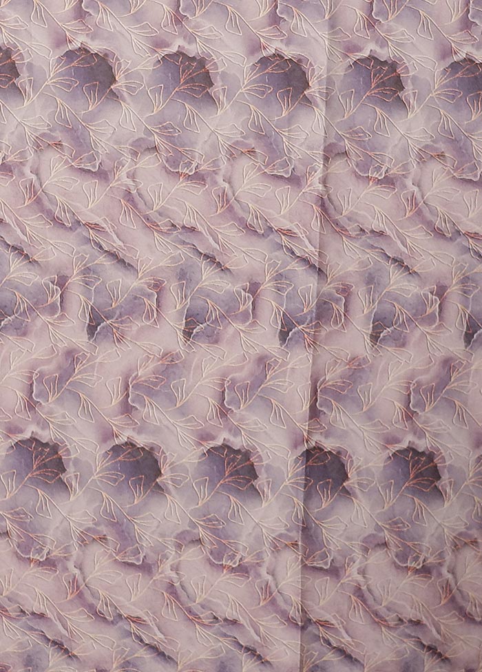 Multicolor Organza Saree With Blouse Piece